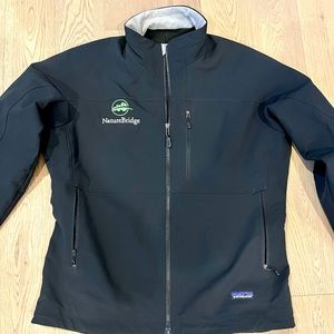 Patagonia polyester hard shell fleece jacket